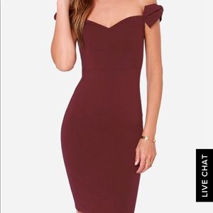 Off the shoulder dress with Bows